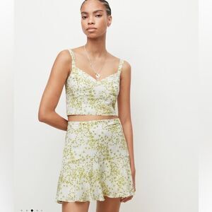 All Saints Cassia Amanzi Linen Blend Top NWT Size 12